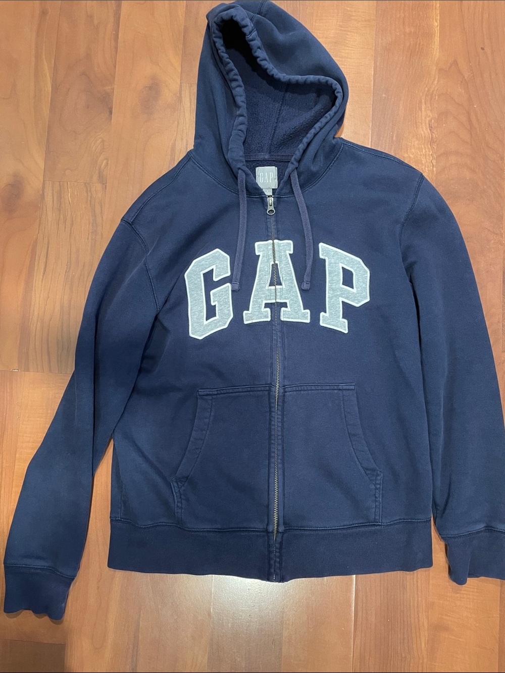 GAP Navy Zip Up Hoodie Jacket